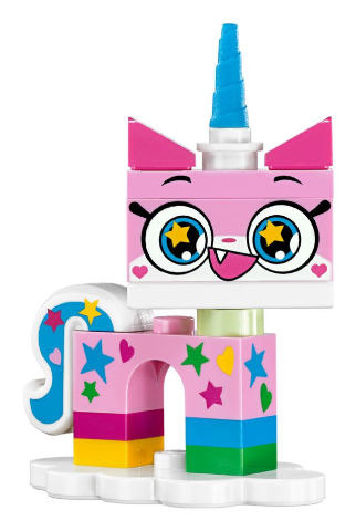 LEGO Minifigure-Rainbow Unikitty-Collectible Minifigures / Unikitty!-coluni1-1-Creative Brick Builders